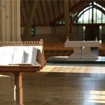 Douay Abbey illustrates the place for the word and for the eucharist